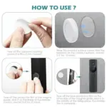 4PCS Magnetic Remote Control