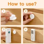 4PCS Magnetic Remote Control