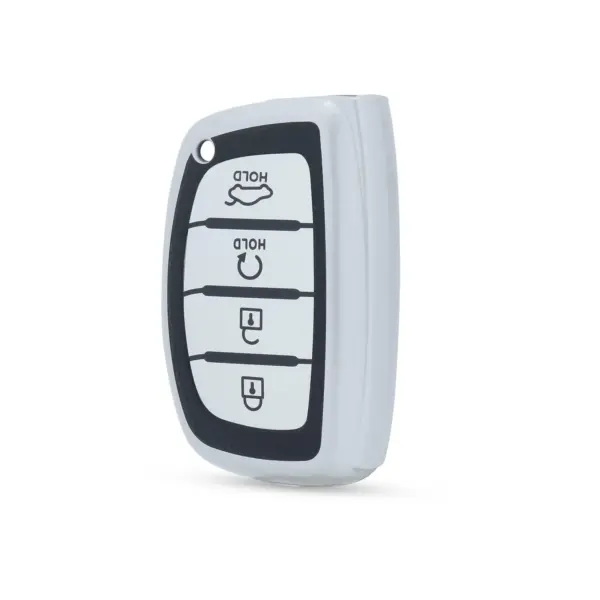 Hyundai Alcazar and Creta 2021-2023 | Car Accessories | Protects and Decorates 4 Button Smart Key