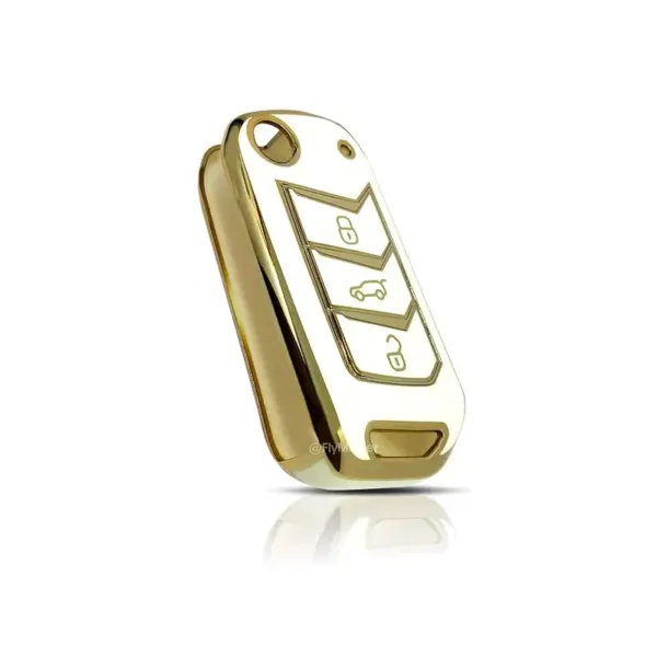 Mahindra Bolero 2020+, Marrazo Scorpio 2019+, Thar 2020+, TUV 300 Plus | Car Accessories | Provides protection to car key against scratches, dust and damage. Easy to install and fits perfectly. Made of high-quality silicone material for durability.