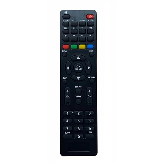Free Dish (with WiFi) Remote | TV Accessories | Includes EPG Functionality