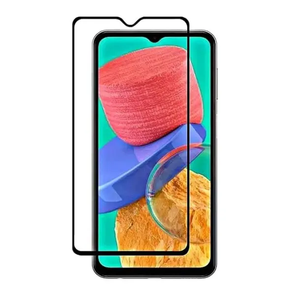 Samsung Galaxy M33 5G, Galaxy M13, Galaxy M13 5G, and Samg Galaxy F23 (6.6 Inch) | Edge to Edge Tempered Glass| Easy Self Installation Kit and Black Color | Phone Accessories |