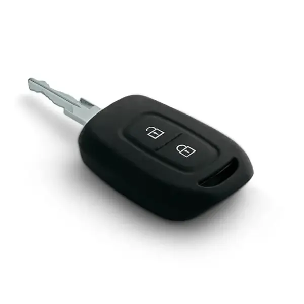 Renault Duster, Kwid, Terreno, Triber, Kiger | Car Accessories | Durable Black Key Shell for Protection and Style, Pack of 1