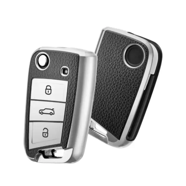 Kushaq, Octavia, Kodiaq, Superb, Slavia, Passat 3B Flip Key | Car Key Cover | Provides Protection and Style