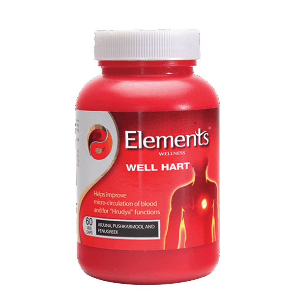 Elements Wellness Well Hart 60 Capsules